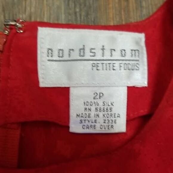 Red Dress 100 percent Silk - Picture 13 of 13